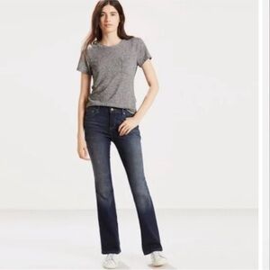 Levi 515 Nouveau Dark Wash Boot Cut Jeans Size 10